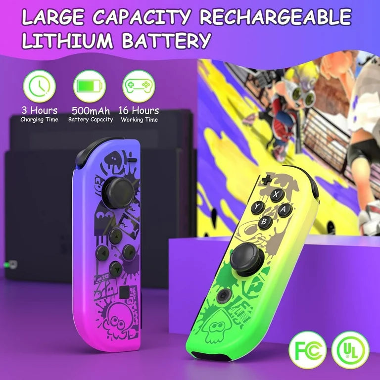 J-C PAD (L/R) Nintendo Switch Purple Joy Con Controller – Left & Right Set