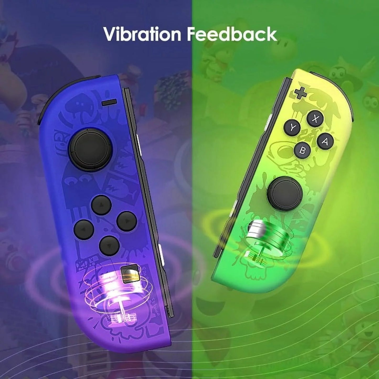 J-C PAD (L/R) Nintendo Switch Purple Joy Con Controller – Left & Right Set