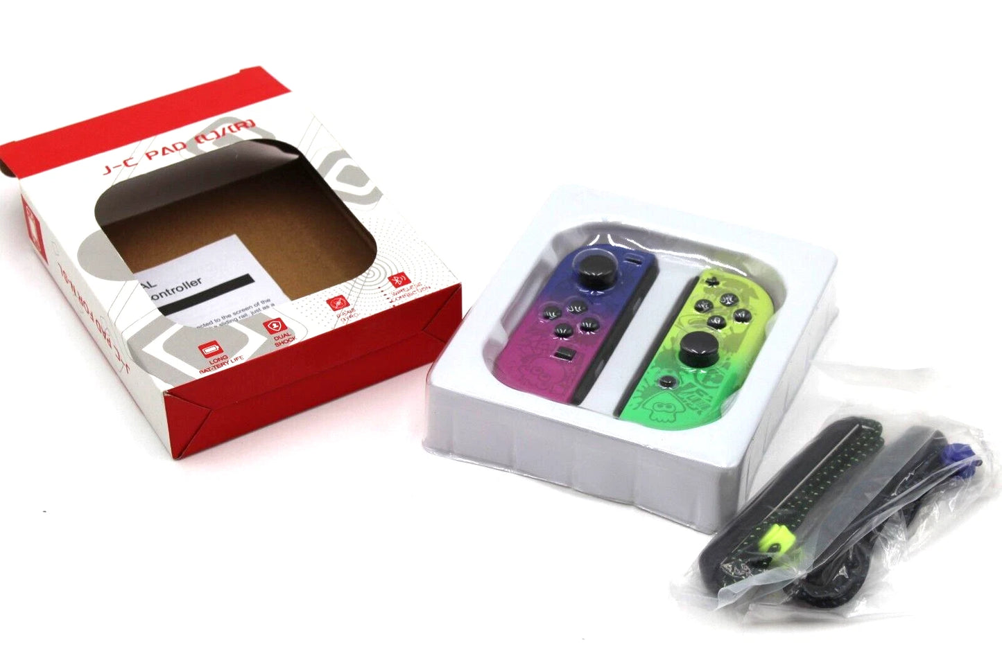 J-C PAD (L/R) Nintendo Switch Purple Joy Con Controller – Left & Right Set